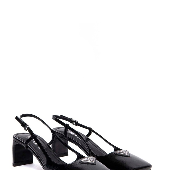Prada Logo Slingback heels - Picture 3 of 5